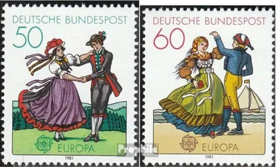 Produktbild von Briefmarken BRD (BR.Deutschland) 1981 Mi 1096-1097 (kompl.Ausgabe) postfrisch Europa
