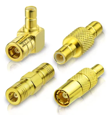DAB-Antennenadapter SMB Buchse/Stecker, 4er-Set, 50 Ohm