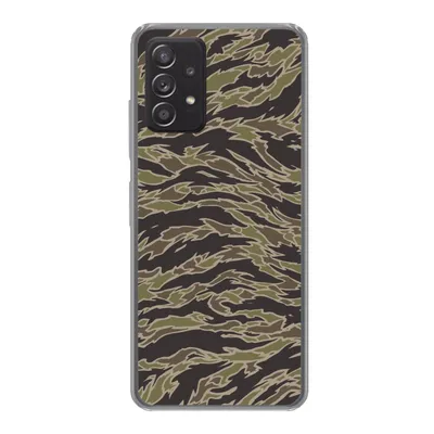 Produktbild von MuchoWow® Handyhülle Schutzhülle Hülle für Samsung Galaxy A53 5G Camouflage-Muster mit Streifen Silikon Softcase Handy Hülle - Schutzabdeckung