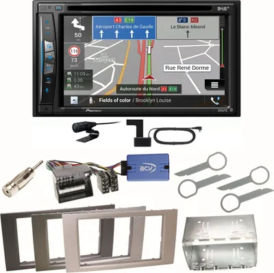 Produktbild von Pioneer AVIC-Z730DAB Bluetooth USB Einbauset für Ford Kuga Fusion Galaxy S-Max