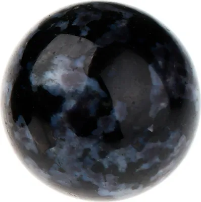 Produktbild von NKlaus Natürlicher Gabbro Mystic Merlinite Edelstein 30mm Kugel Heilwirkung Meditation 14901