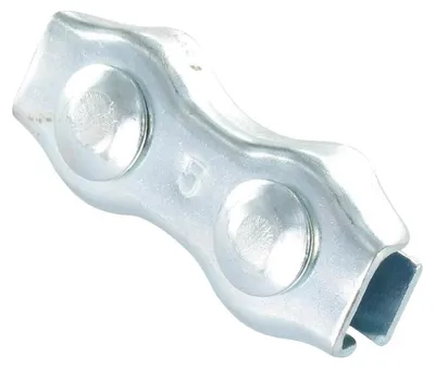 Produktbild von Flache Duplex-Seilklemme Verzinkt Kabel Von 5