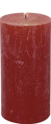 Immagine prodotto di IHR candela rustica rossa 14 cm
