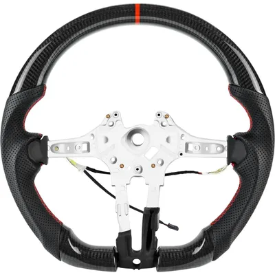 Image de Volant sport en carbone, chauffant, pour les modèles BMW M Sport, séries M5 F10 et F11