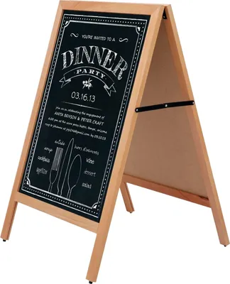 Produktbild von update displays Kundenstopper Indoor  schwarz DIN A1