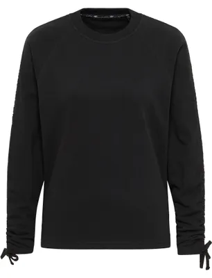 Produktbild von CALEY Damen Sweatshirt mit Rundhals - Schwarz, XS