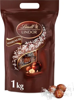 Produktbild von Lindt Lindor Kugeln Vollmilch Haselnuss 1kg