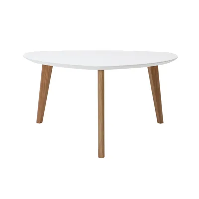 Produktbild von Miliboo - Design-Couchtisch Weiß L80 cm EKKA