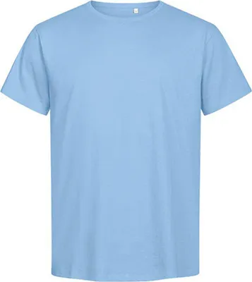 Produktbild von Premium Organic T-Shirt Plus Size Herren, Hellblau, 4XL