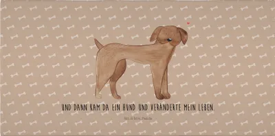 Produktbild von Mr. & Mrs. Panda Flauschtuch Hund Dogge - Hundeglück - Geschenk, Hunde, Herz, Handtuch, Baumwollhandtuch, Frotteehandtuch, 100x50, 50x100, Sprüche, Deutsche
