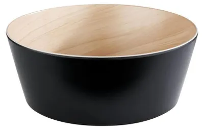 Melamin-Schale Ø 26,5 cm, 3,4 l, beige/schwarz