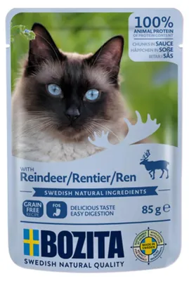 Immagine prodotto di Bozita Bocconcini in salsa con renna 85gx12