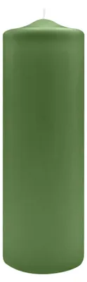 Produktbild von Spitzkopf Stumpen Kerzen Grün 30 x Ø 9 cm, 6 Stück