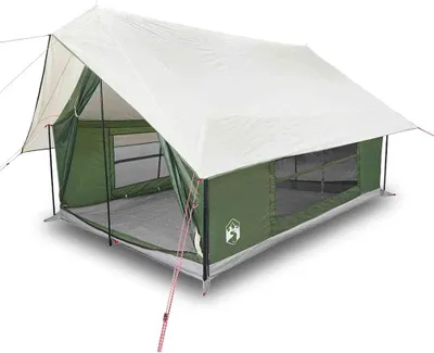 Produktbild von vidaXL Campingzelt 5 Personen Grün Wasserdicht