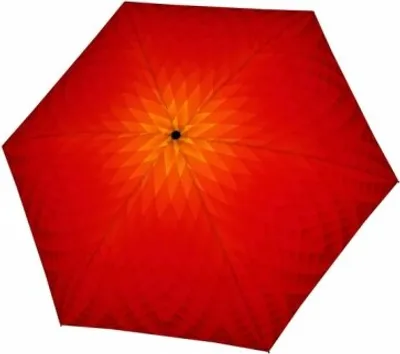 Image de doppler parapluie de poche parapluie Carbonsteel Mini Slim Fusion Red / Yellow rouge