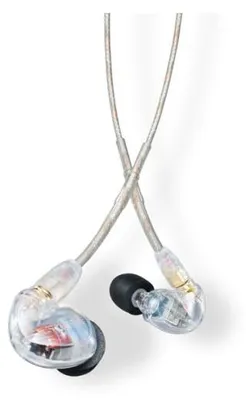 Produktbild von Shure SE425-CL, Kabelgebunden, Bühne/Studio, 20 - 19000 Hz, 30 g, Kopfhörer, Transparent