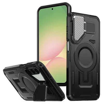 Produktbild von Techsuit CamVault MagSafe Hülle für Samsung Galaxy A56 5G – schwarz