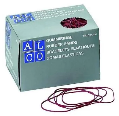 Produktbild von Alco Gummiring Naturkautschuk Ø 100 mm rot 500 g