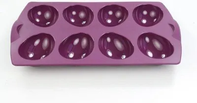 Produktbild von Famanu Silikonbackform Muffin Eierform - Lila