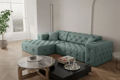 Produktbild von Kaiser Möbel Ecksofa Wohnzimmer CLOUD stilvol viele farben Eckcouch Safira Links