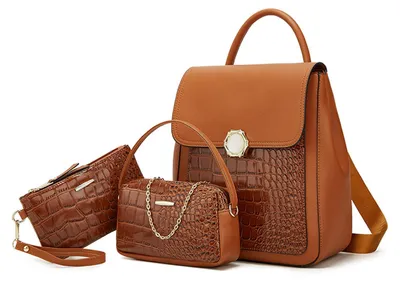 Obrázok produktu pre NICOLE & DORIS, dámsky batoh, malý, elegantný, mestský batoh 3 v 1, batoh a kabelka