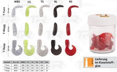 Image de Iron Trout T-Magg | 25 pcs. | différentes couleurs. Couleurs