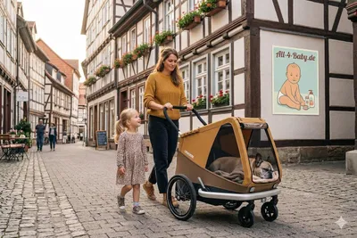 Buggy-Set für CROOZER Dog L Fahrradanhänger