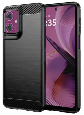 Obrázok produktu pre Techsuit Carbon silikónové puzdro na Motorola Moto G55 – čierne