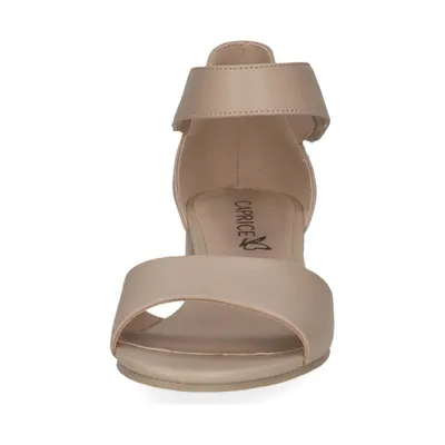 Produktbild von Caprice Damen Sandale Leder geschlossene Ferse Klettverschluss 9-28212-42, Größe:39 EU, Farbe:Beige