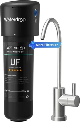 Produktbild von Waterdrop 10UB-UF Untertischwasserfilter zur Baçt-rienreduzierung, NSF/ANSI 42 , 0,01μm Ultrafiltration, mit Spezialhahn