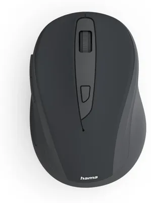 Produktbild von Hama Funkmaus WM-400, optisch, 6 Tasten, Funk, schwarz