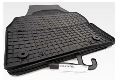 Produktbild von Fußmatten Set Gummimatten für vorne und hinten schwarz