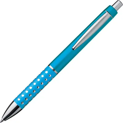 Produktbild von 10 Kugelschreiber / "Glitzer" / Farbe: türkis