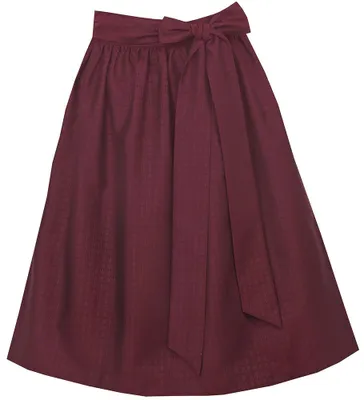 Produktbild von Dirndlschürze Osterhofen 70cm Länge bordeaux XL