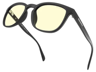 Produktbild von Gunnar Optiks Oakland, Uni, Oval, Klassisch, Schwarz, Nylon, Bernstein