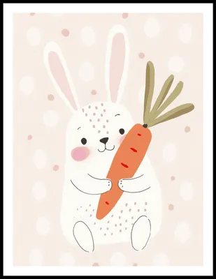 Immagine prodotto di Poster 60x80 cm Motivi per bambini, bambine e bambini - Lepre 2