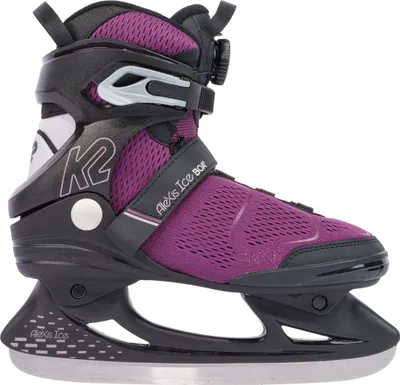 A single ice skate is shown against a white background.