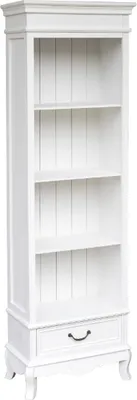 Zdjęcie produktu dla Regał w stylu rustykalnym Casa Padrino biały 53 x 30 x h. 178 cm - Meble w stylu rustykalnym
