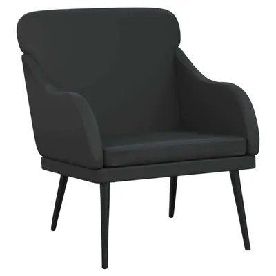 Image de Fauteuil Noir 63x76x80 cm Similicuir