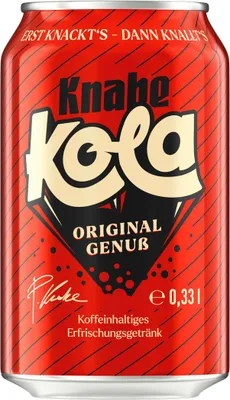 Obrázek produktu pro Knabe Kola Original nealkoholický nápoj s kofeinem 330ml plechovka