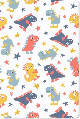 Produktbild von MuchoWow® Mauspad Mousepad Muster - Dino - Sterne - Jungen - Baby - Kinder - Kinder 18x27 cm - Mousepads - Maus Mat - Pad - Mausunterlage