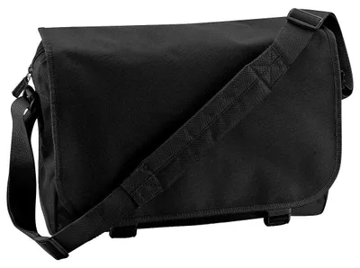 Produktbild von Bagbase Schultertasche / Messenger-Tasche, 11 Liter FK197 (Einheitsgröße) (Schwarz)