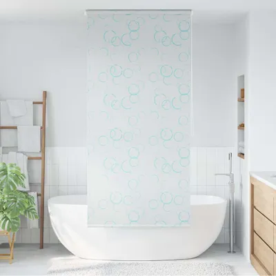 Obrázek produktu pro Maison Exclusive – sprchová roleta 80 x 240 cm, vzor bublin