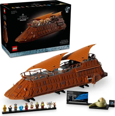 Produktbild von LEGO Star Wars Jabbas Segelbarke, Set zum Sammeln und Ausstellen aus der Ultimate Collector Series für Erwachsene, 11 Charaktere, Geschenk für Fans, UCS Sammlerstück 75397