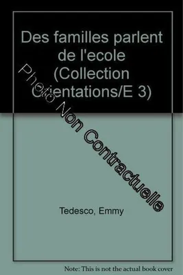 Image de Des Familles Parlent De Lécole