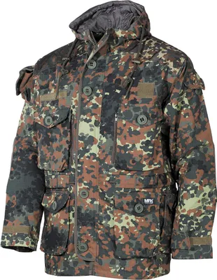 Produktbild von Outdoorjacke mit Rip Stop, flecktarn S