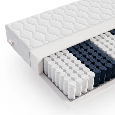 Zdjęcie produktu dla Materac kieszeniowy EVIG 90x200 cm sprężyny kieszeniowe i pianka 22 cm