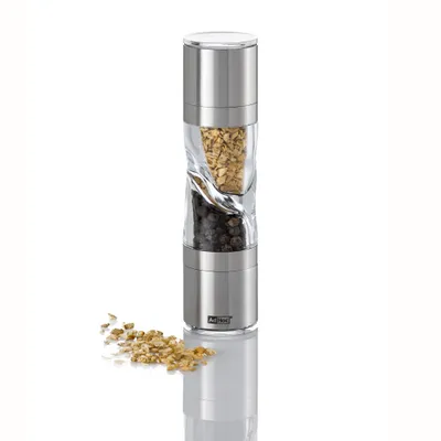 Produktbild von AdHoc MP 291 Gewürzschneider und Mühle DUOSPICE MINI 15 cm Edelstahl/Acryl