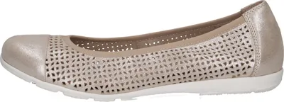 Produktbild von Caprice Lederballerina - Taupe Metallic Leder : 39 : Normal Größe: 39 Weite: Normal