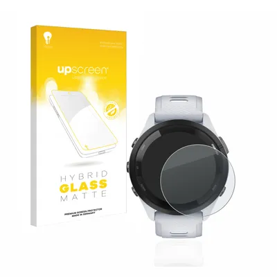 Produktbild von upscreen Entspiegelungs Schutzglas für Garmin Forerunner 265 (46 mm) Schutzfolie Panzer Folie Glas Display Schutz matt